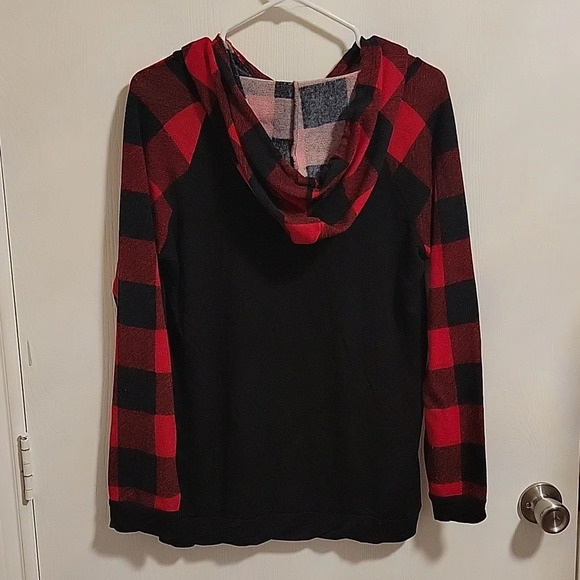 Merry‎ Christmas Hoodie Size Medium Happy Holidays Sweater Party - Picture 2 of 2